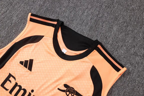 Completino Canottiera Arsenal 26/27 Uomo Arancione | Kit Allenamento