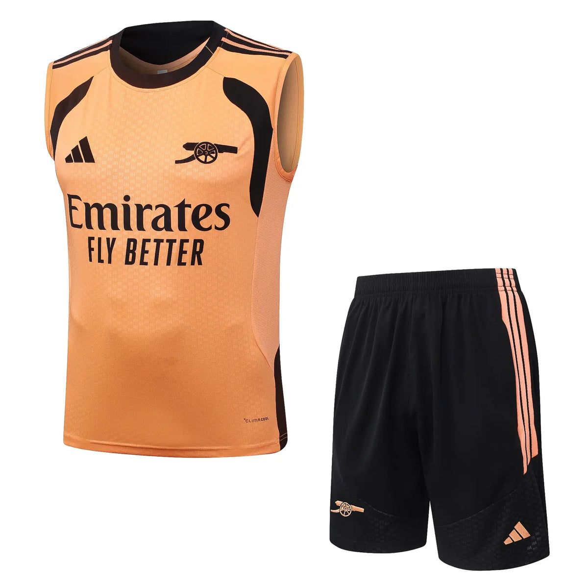 Completino Canottiera Arsenal 26/27 Uomo Arancione | Kit Allenamento