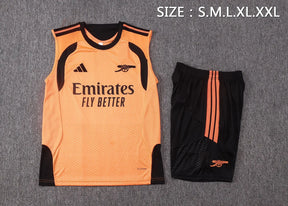 Completino Canottiera Arsenal 26/27 Uomo Arancione | Kit Allenamento