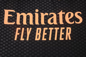 Completino Canottiera Arsenal 26/27 Uomo Nero con dettagli Arancione | Kit Allenamento