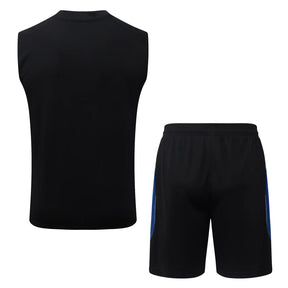 Completino Canottiera Atlético Madrid 26/27 Uomo Nero | Kit Allenamento