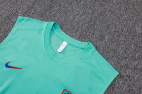 Completino Canottiera Barcelona 26/27 Uomo Azzurro | Kit Allenamento