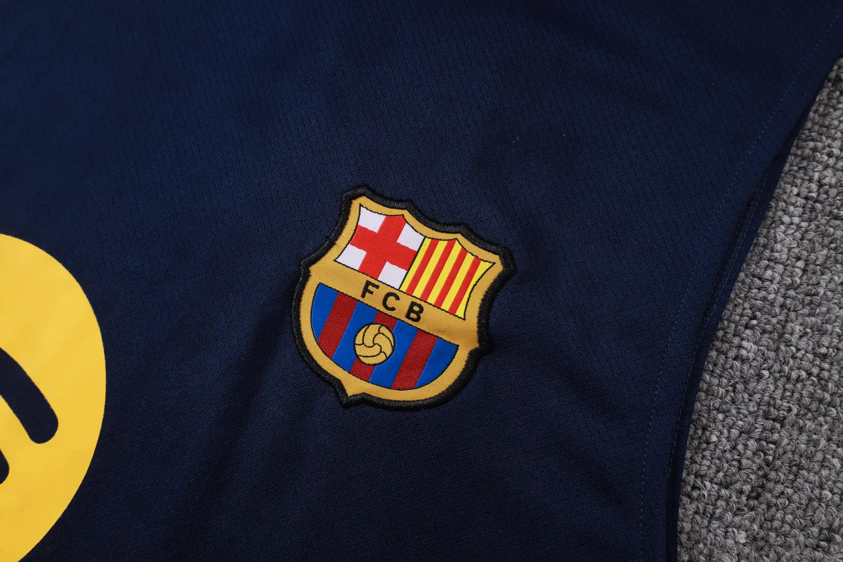 Completino Canottiera Barcelona 26/27 Uomo Blu Navy | Kit Allenamento