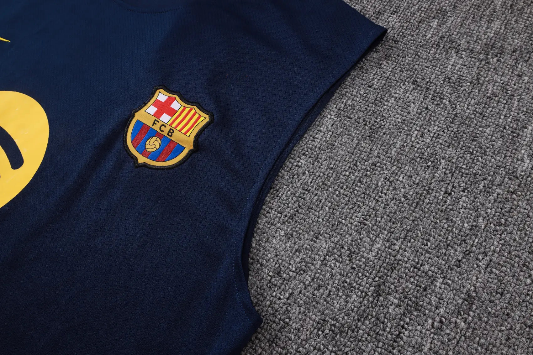 Completino Canottiera Barcelona 26/27 Uomo Blu Navy | Kit Allenamento