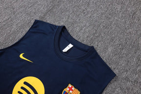 Completino Canottiera Barcelona 26/27 Uomo Blu Navy | Kit Allenamento