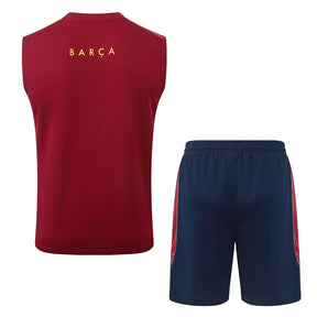 Completino Canottiera Barcelona 26/27 Uomo Bordeaux | Kit Allenamento