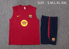 Completino Canottiera Barcelona 26/27 Uomo Bordeaux | Kit Allenamento