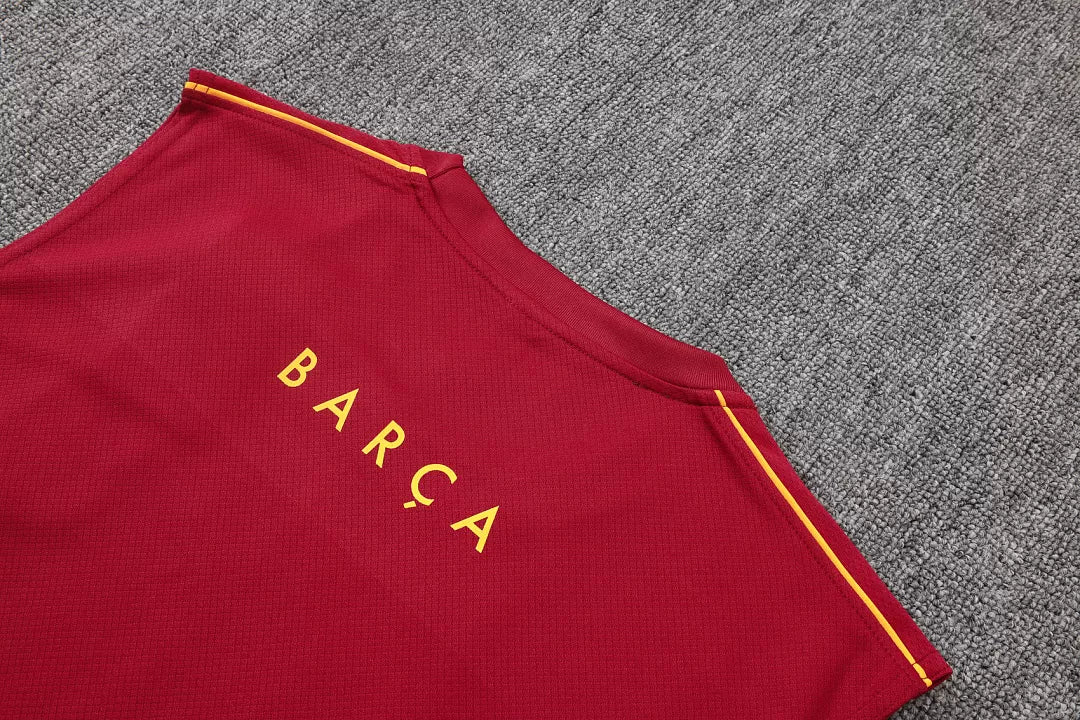 Completino Canottiera Barcelona 26/27 Uomo Bordeaux | Kit Allenamento