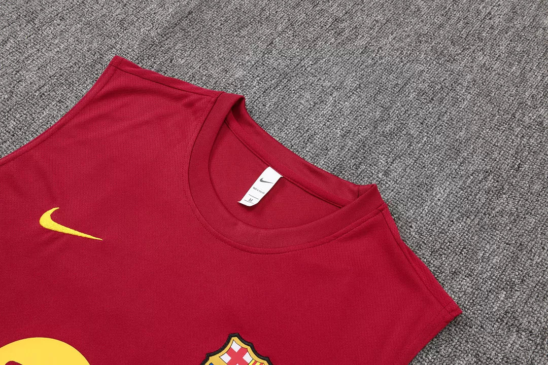 Completino Canottiera Barcelona 26/27 Uomo Bordeaux | Kit Allenamento