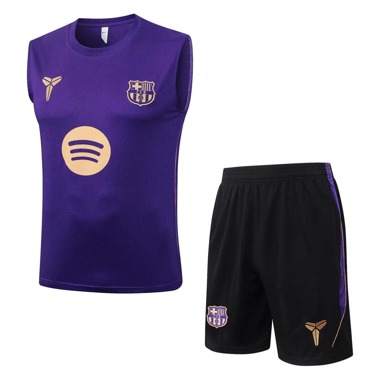 Completino Canottiera Barcelona 26/27 Uomo Viola | Kit Allenamento