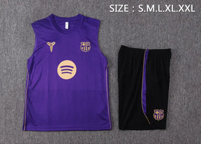 Completino Canottiera Barcelona 26/27 Uomo Viola | Kit Allenamento