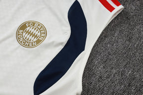 Completino Canottiera Bayern Munich 26/27 Uomo Bianco/Blu Navy | Kit Allenamento