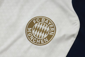 Completino Canottiera Bayern Munich 26/27 Uomo Bianco/Blu Navy | Kit Allenamento