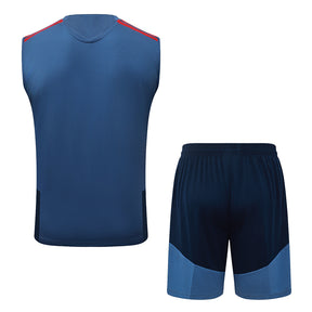 Completino Canottiera Bayern Munich 26/27 Uomo Blu Navy | Kit Allenamento