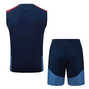 Completino Canottiera Bayern Munich 26/27 Uomo Blu Navy | Kit Allenamento