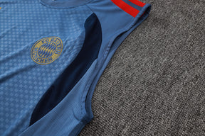 Completino Canottiera Bayern Munich 26/27 Uomo Blu Navy | Kit Allenamento