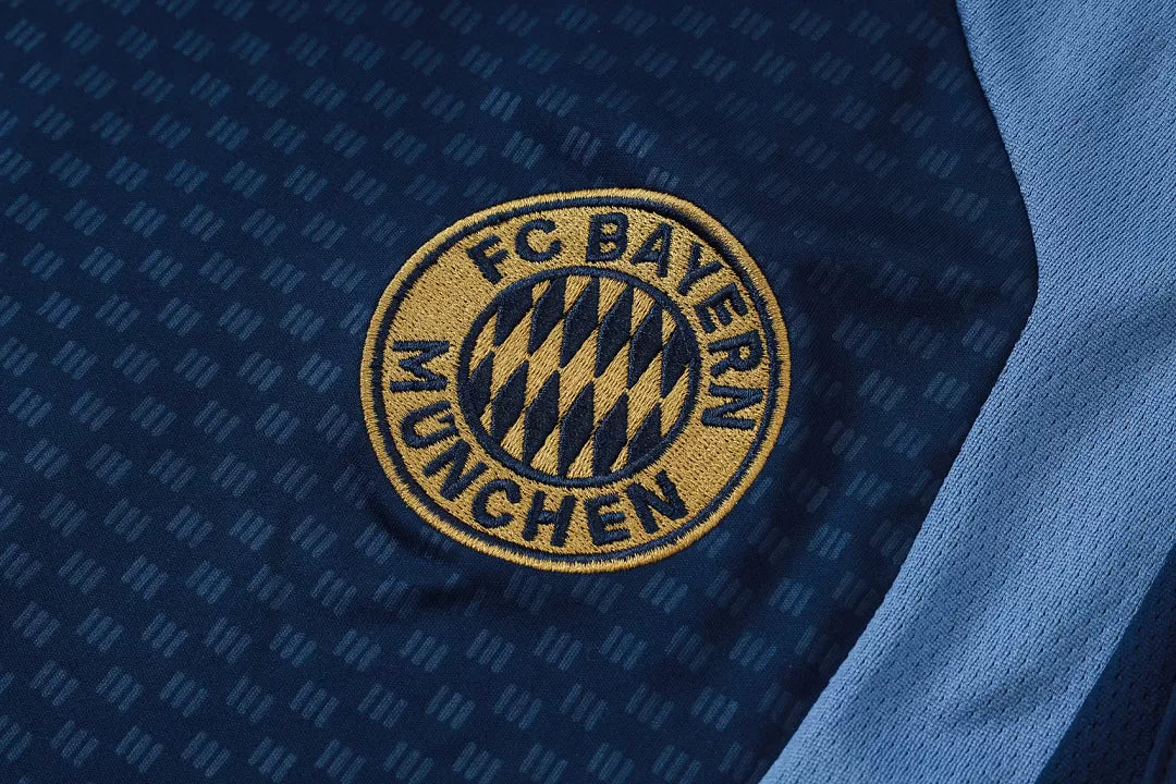 Completino Canottiera Bayern Munich 26/27 Uomo Blu Navy | Kit Allenamento