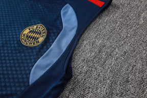 Completino Canottiera Bayern Munich 26/27 Uomo Blu Navy | Kit Allenamento