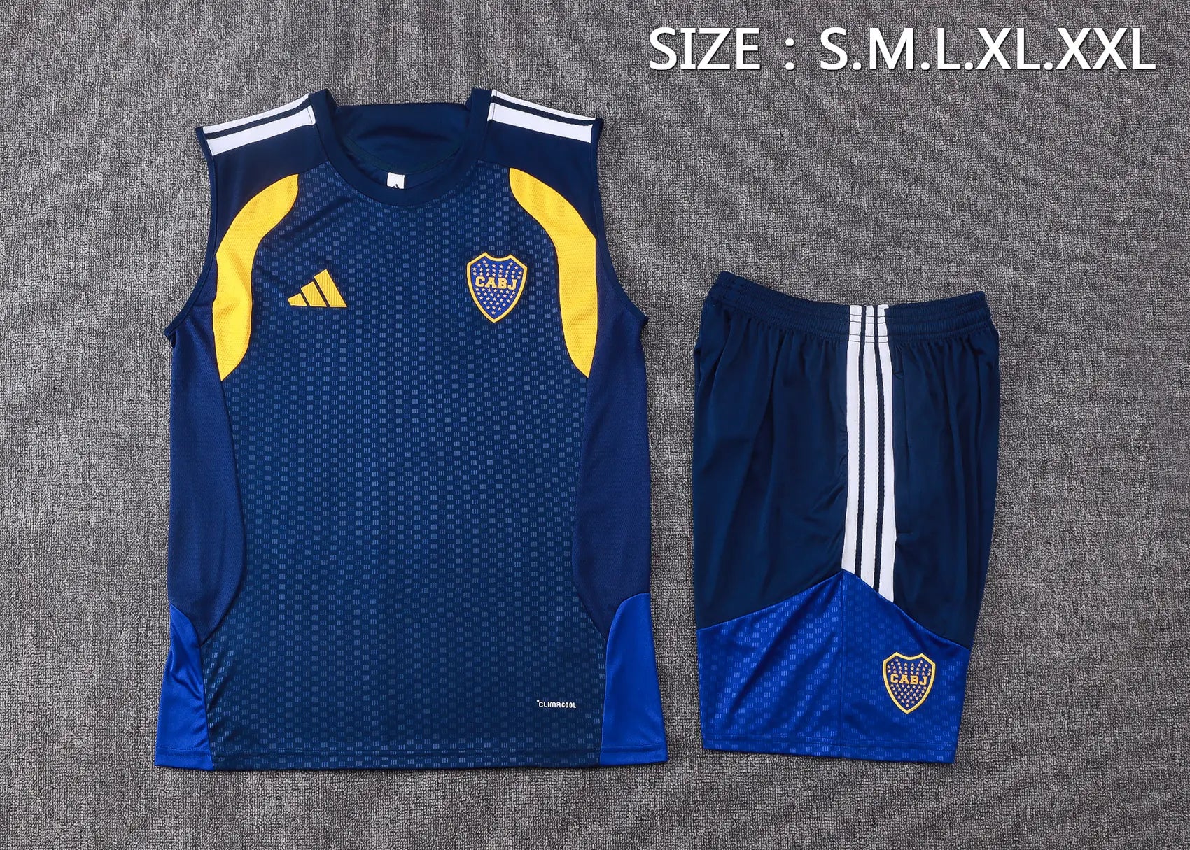 Completino Canottiera Boca Juniors 26/27 Uomo Blu Navy | Kit Allenamento