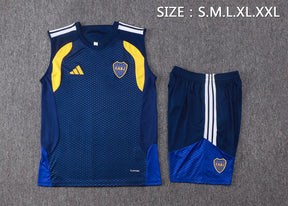 Completino Canottiera Boca Juniors 26/27 Uomo Blu Navy | Kit Allenamento