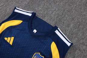 Completino Canottiera Boca Juniors 26/27 Uomo Blu Navy | Kit Allenamento
