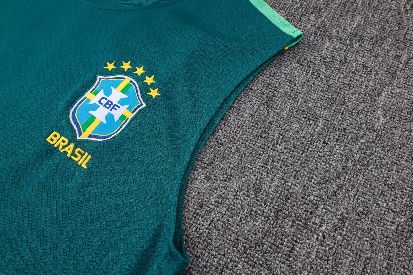 Completino Canottiera Brasile 26/27 Uomo Verde Petrolio | Kit Allenamento