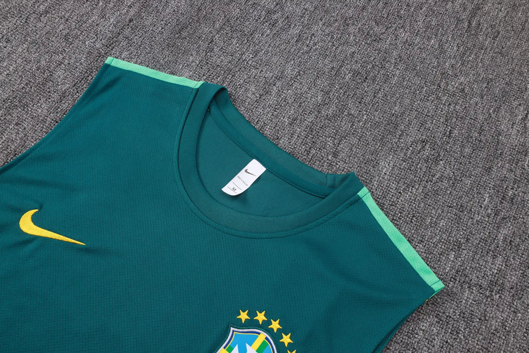 Completino Canottiera Brasile 26/27 Uomo Verde Petrolio | Kit Allenamento
