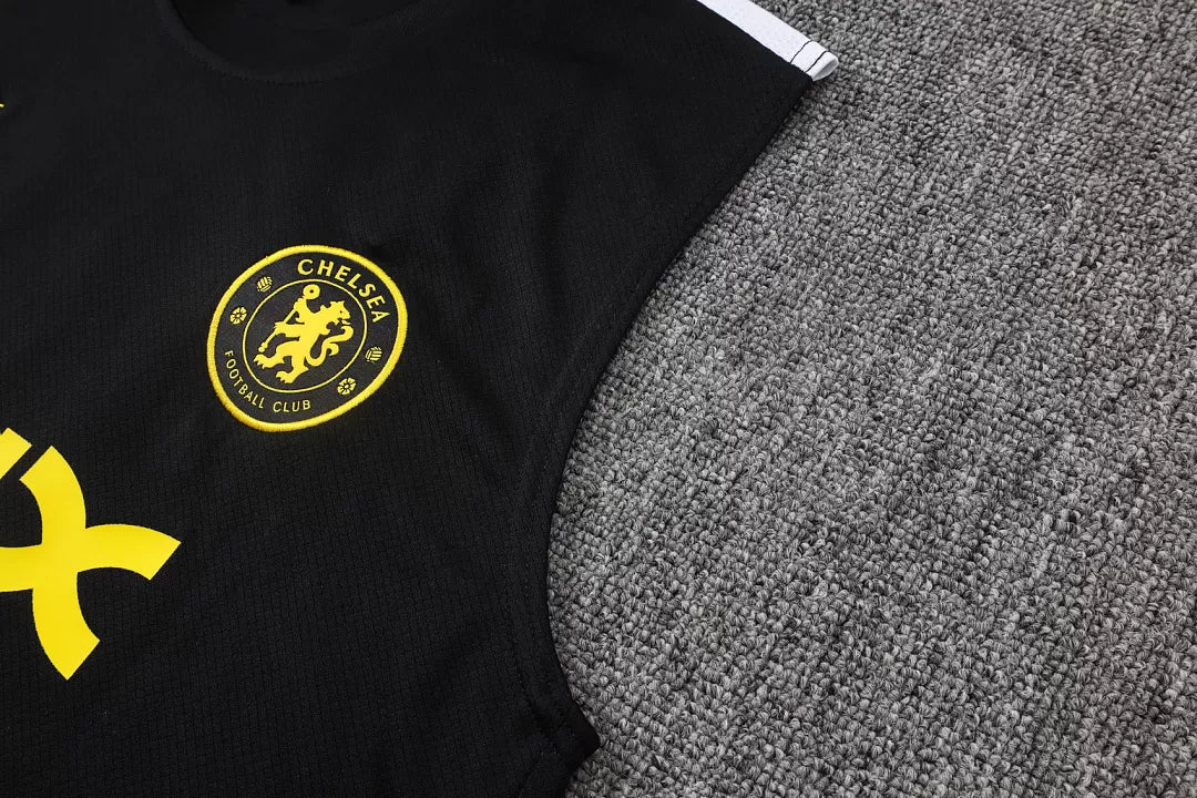 Completino Canottiera Chelsea 26/27 Uomo Nero | Kit Allenamento