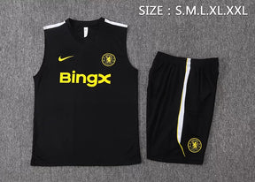 Completino Canottiera Chelsea 26/27 Uomo Nero | Kit Allenamento