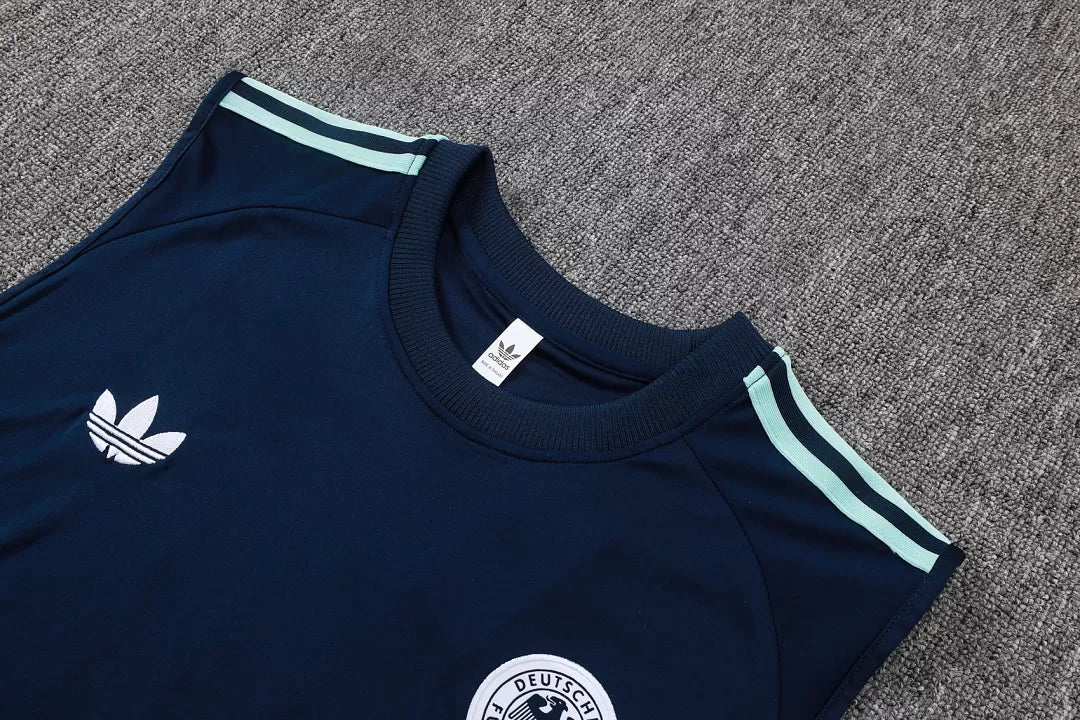 Completino Canottiera Germania 26/27 Uomo Blu Navy | Kit Allenamento
