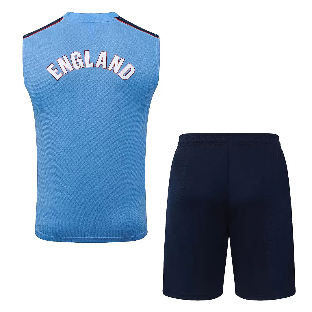 Completino Canottiera Inghilterra 26/27 Uomo Azzurro | Kit Allenamento