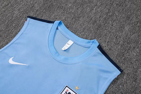 Completino Canottiera Inghilterra 26/27 Uomo Azzurro | Kit Allenamento