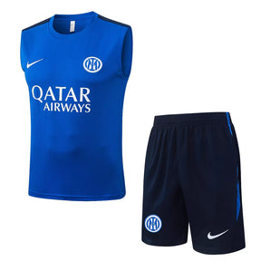 Completino Canottiera Inter 26/27 Uomo Blu | Kit Allenamento