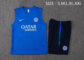 Completino Canottiera Inter 26/27 Uomo Blu | Kit Allenamento