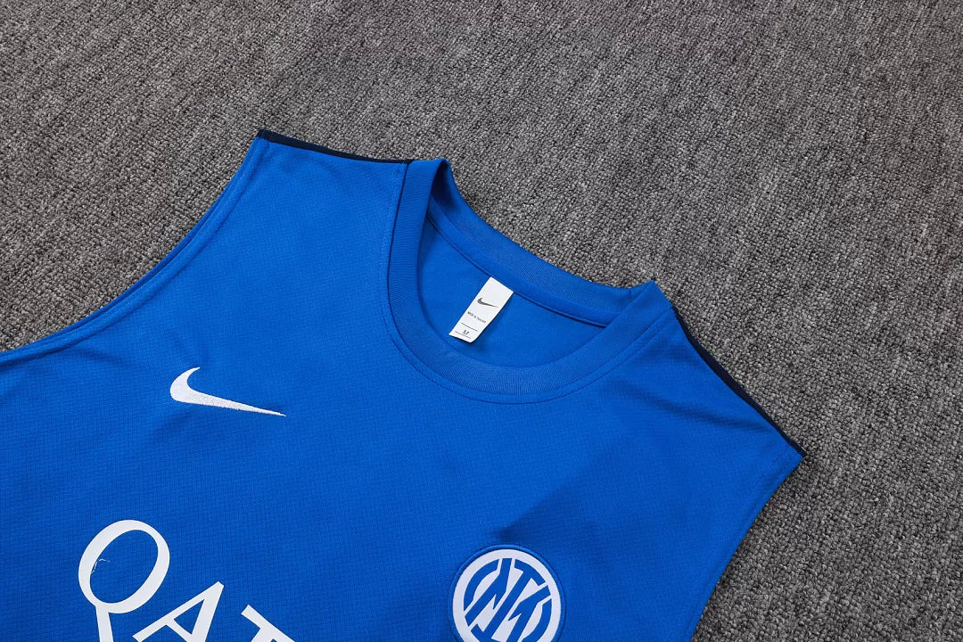 Completino Canottiera Inter 26/27 Uomo Blu | Kit Allenamento