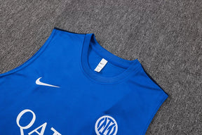 Completino Canottiera Inter 26/27 Uomo Blu | Kit Allenamento