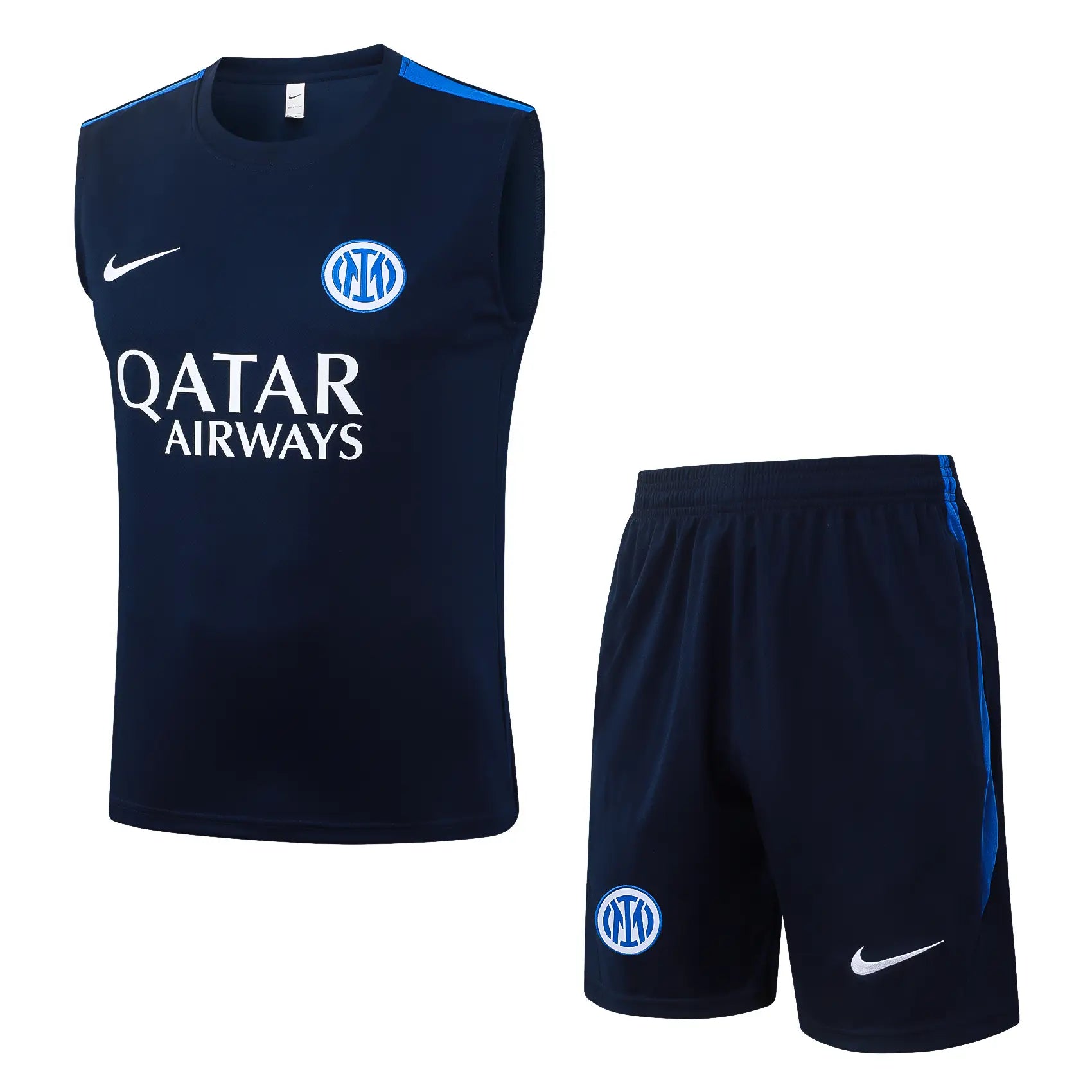 Completino Canottiera Inter Milan 26/27 Uomo Blu Navy | Kit Allenamento
