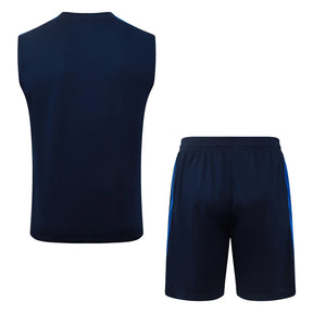 Completino Canottiera Inter Milan 26/27 Uomo Blu Navy | Kit Allenamento