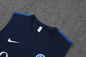 Completino Canottiera Inter Milan 26/27 Uomo Blu Navy | Kit Allenamento