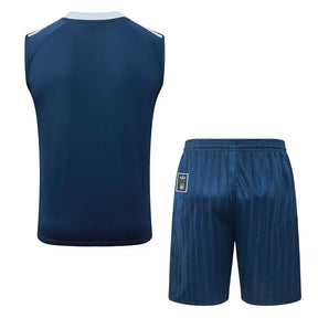 Completino Canottiera Italia 26/27 Uomo Blu Navy | Kit Allenamento