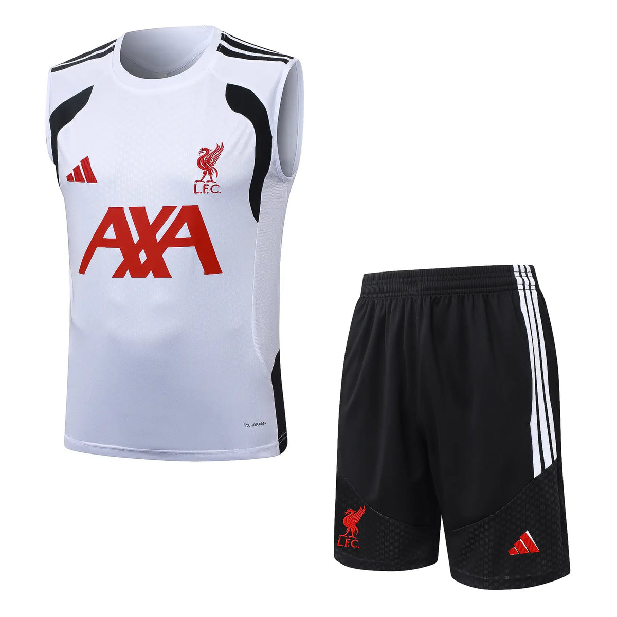 Completino Canottiera Liverpool 26/27 Uomo Bianco | Kit Allenamento