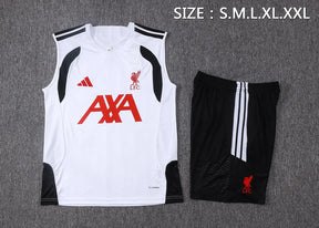 Completino Canottiera Liverpool 26/27 Uomo Bianco | Kit Allenamento