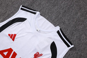 Completino Canottiera Liverpool 26/27 Uomo Bianco | Kit Allenamento