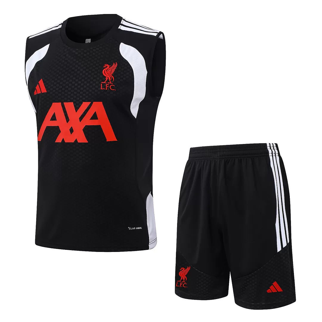 Completino Canottiera Liverpool 26/27 Uomo Nero | Kit Allenamento