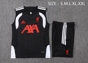 Completino Canottiera Liverpool 26/27 Uomo Nero | Kit Allenamento