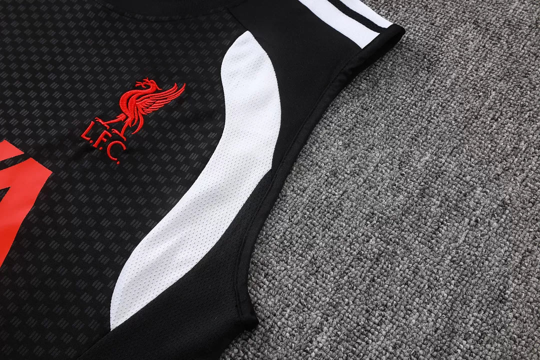 Completino Canottiera Liverpool 26/27 Uomo Nero | Kit Allenamento