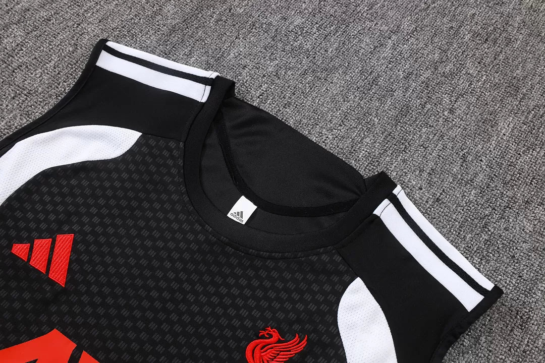 Completino Canottiera Liverpool 26/27 Uomo Nero | Kit Allenamento