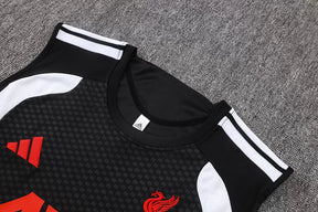 Completino Canottiera Liverpool 26/27 Uomo Nero | Kit Allenamento