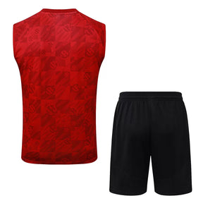 Completino Canottiera Liverpool 26/27 Uomo Rosso e Nero | Kit Allenamento