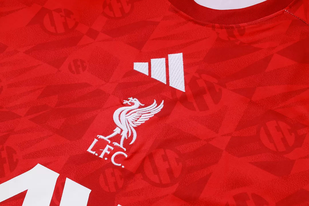 Completino Canottiera Liverpool 26/27 Uomo Rosso e Nero | Kit Allenamento